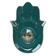 Black Buddha Hand Small Tray Devil's Eye Jewelry Plate