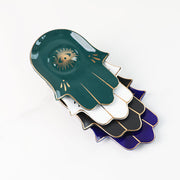 Black Buddha Hand Small Tray Devil's Eye Jewelry Plate