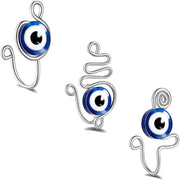 Stainless Steel Devil's Eye False Nose Ring