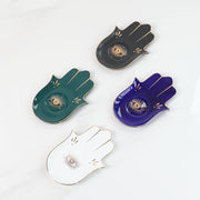 Black Buddha Hand Small Tray Devil's Eye Jewelry Plate